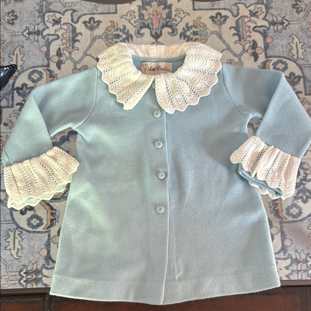 Little World Baby Blue Cardigan